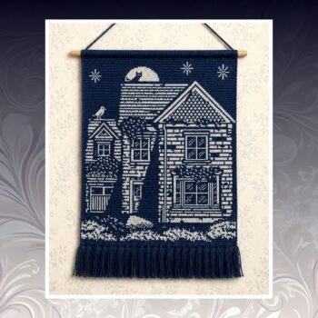 Vintage House Tapestry Crochet Pattern 160x200 Stitches