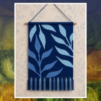 Botanical Leaf Tapestry Crochet Pattern 110x160 Stitches