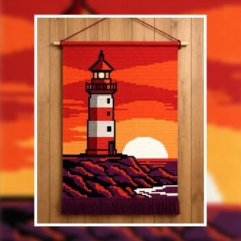 Lighthouse Tapestry Crochet Pattern 80x120 Stitches