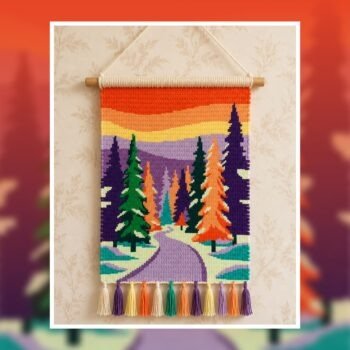 Path Through Colors Tapestry Crochet Pattern 100x150 Stitches