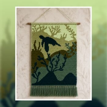 Sea Turtle Tapestry Crochet Pattern 80x120 Stitches
