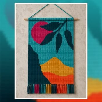 Sunset Glow Tapestry Crochet Pattern 80x120 Stitches